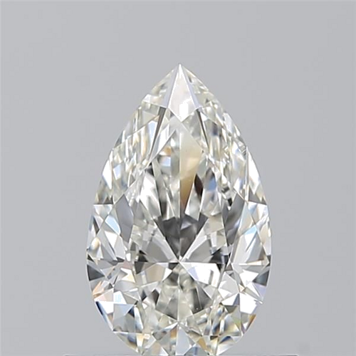0.6 carat H-VS1 Natūralus Pear Deimantas (1)