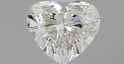 0.71 carat J-VVS1 Natūralus Heart Deimantas (1)