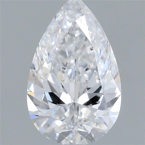 0.7 carat D-SI1 Natūralus Pear Deimantas (1)