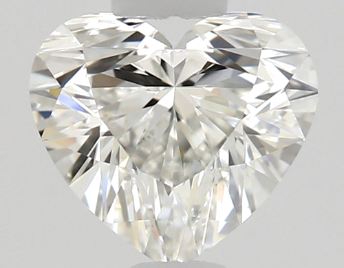 0.55 carat G-VVS1 Natūralus Heart Deimantas (1)