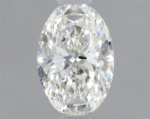 0.45 carat I-SI1 Natūralus Oval Deimantas (1)