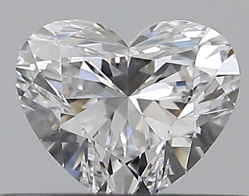 0.37 carat D-VVS1 Natūralus Heart Deimantas (1)