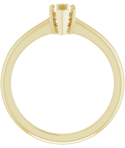 Sužadėtuvių Žiedas „V-End Prong“ 14k yellow gold Marquise 7mm x 3.5mm (2)