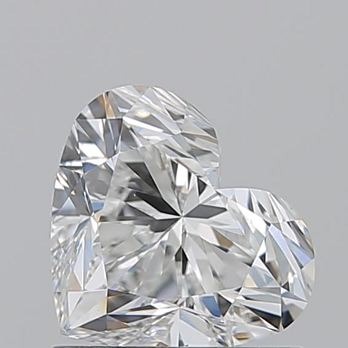 1.01 carat G-VS2 Natūralus Heart Deimantas (1)