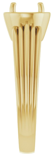 Sužadėtuvių Žiedas „Solitaire Vintage-Inspired“ 14k yellow gold Round 6.4mm (4)
