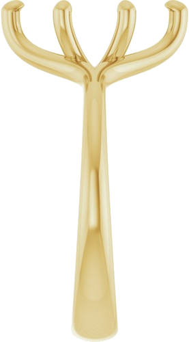 18K Yellow 12x6 mm Marquise Engagement Ring Mounting (4)