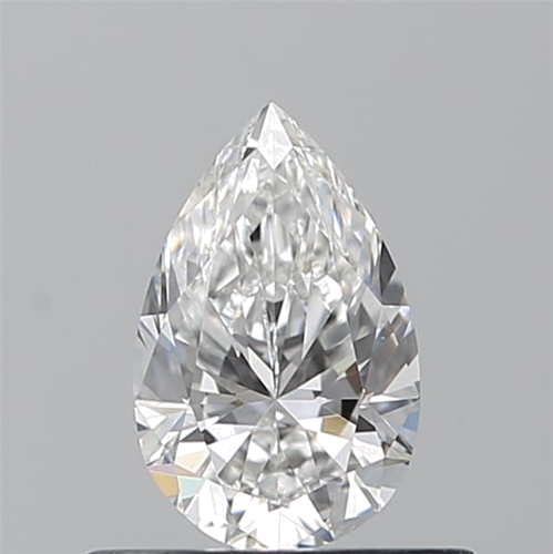 0.5 carat F-VVS1 Natūralus Pear Deimantas (1)