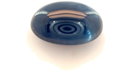 4.19 carat BLUE CABOCHON cut Oval Safyras (1)