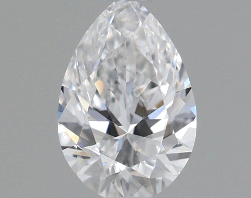 0.31 carat D-VVS2 Natūralus Pear Deimantas (1)