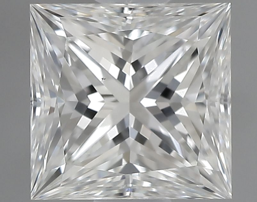 0.71 carat H-VS1 Natūralus Princess Deimantas (1)