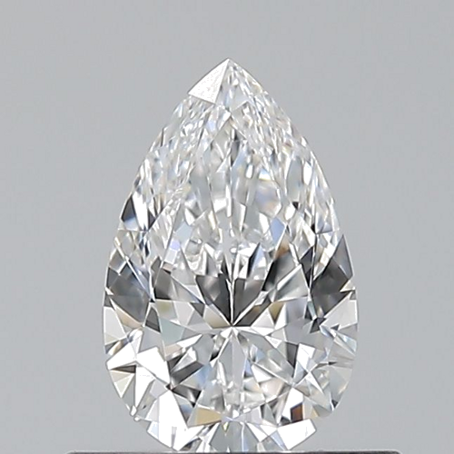 0.5 carat E-VVS1 Natūralus Pear Deimantas (1)