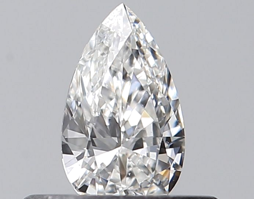 0.28 carat F-VVS1 Natūralus Pear Deimantas (1)
