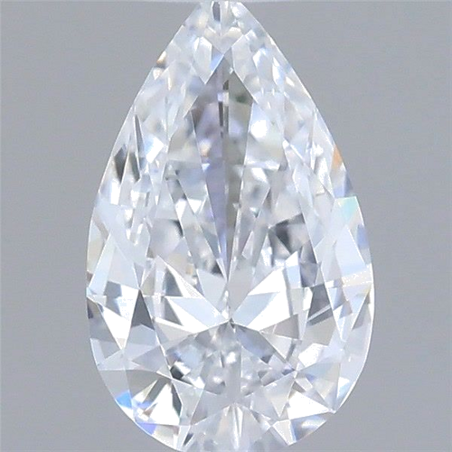 0.31 carat D-VVS1 Natūralus Pear Deimantas (1)