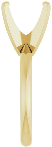 Sužadėtuvių Žiedas „Lightweight Solitaire“ 14k yellow gold Elongated Cushion 10mm x 8mm (4)
