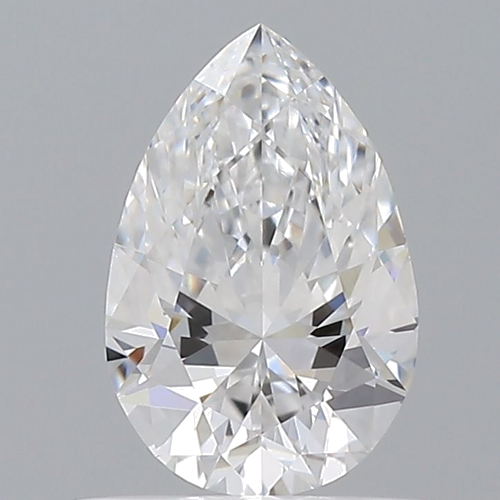 0.5 carat D-VVS2 Natūralus Pear Deimantas (1)
