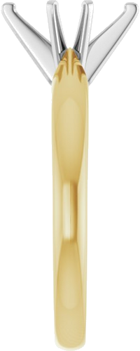 Sužadėtuvių Žiedas „Solitaire“ 585 Baltojo Ir Geltonojo Aukso Marquise 8mm x 4.5mm (4)