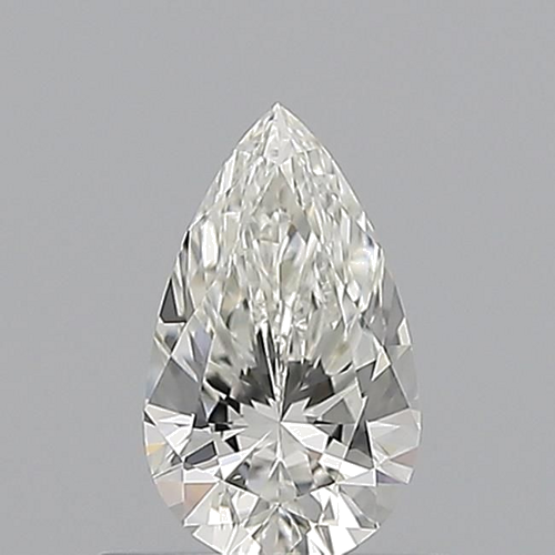 0.5 carat H-VS1 Natūralus Pear Deimantas (1)