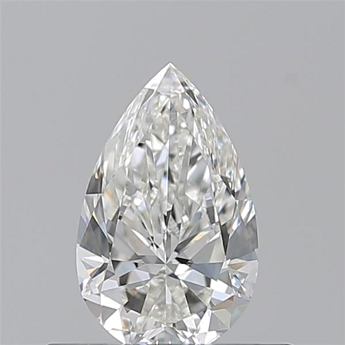 0.51 carat G-VS2 Natūralus Pear Deimantas (1)