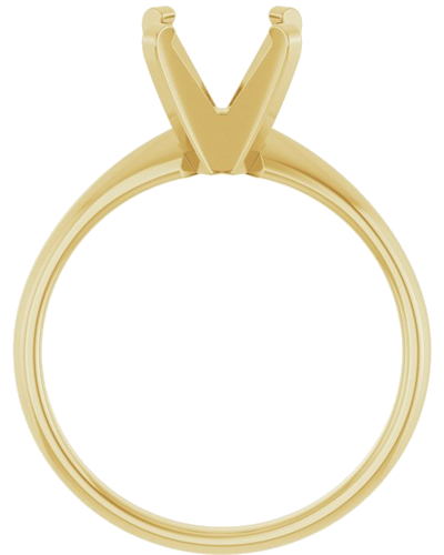 Sužadėtuvių Žiedas „Solitaire“ 14k yellow gold Round 8mm (2)