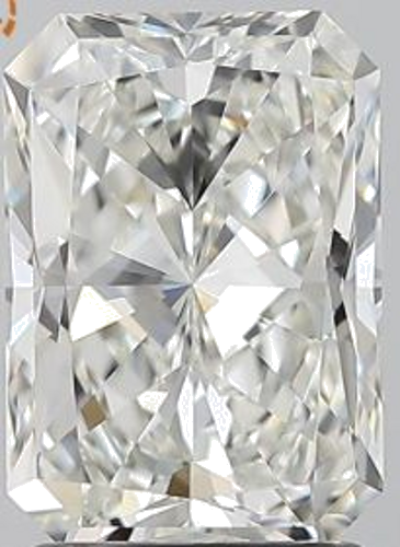 2.02 carat H-VS2 Natūralus Radiant Deimantas (1)