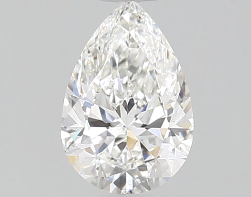 0.6 carat G-VS2 Natūralus Pear Deimantas (1)