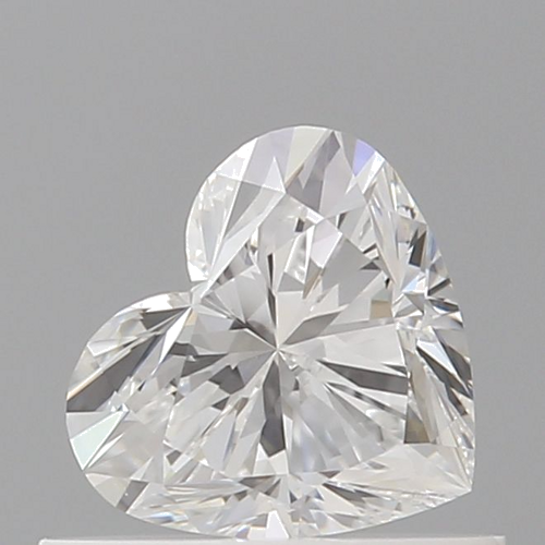 0.53 carat F-VS2 Natūralus Heart Deimantas (1)