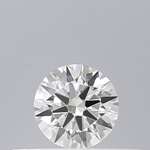 0.19 carat F-VVS1 Excellent cut Natūralus Round Deimantas (1)