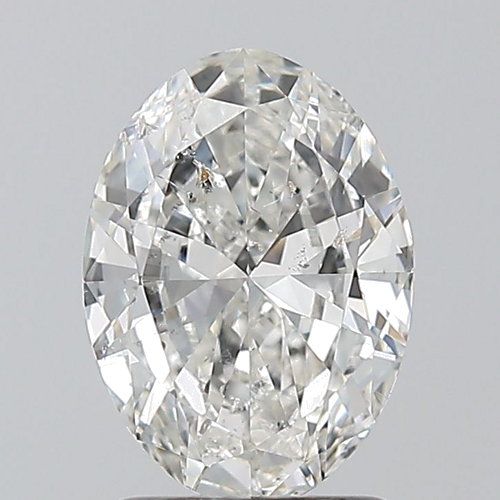 1.5 carat H-SI2 Natūralus Oval Deimantas (1)
