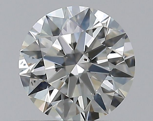 0.55 carat I-SI1 Excellent cut Natūralus Round Deimantas (1)