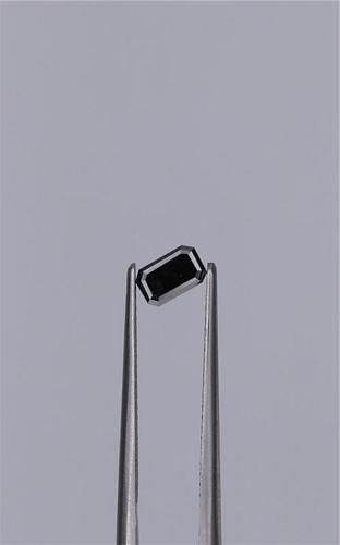 0.38 carat Fancy Black-VVS2 Natūralus Emerald Deimantas (1)