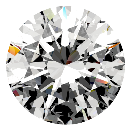 0.3 carat D-SI1 Excellent cut Natūralus Round Deimantas (1)