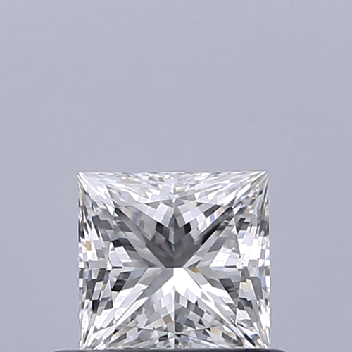 0.5 carat F-VVS1 Natūralus Princess Deimantas (1)