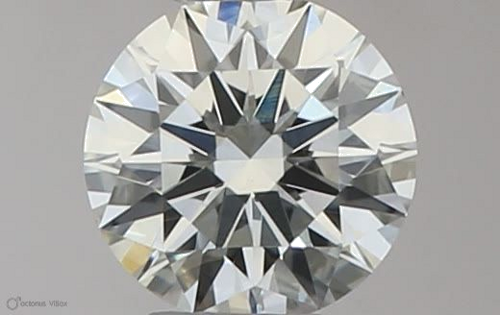 0.27 carat J-VVS2 Excellent cut Natūralus Round Deimantas (1)