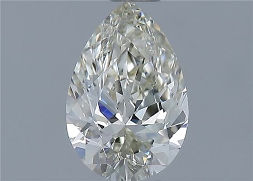 0.51 carat K-VVS2 Natūralus Pear Deimantas (1)