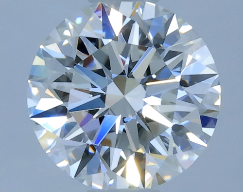 0.53 carat F-VVS1 Excellent cut Natūralus Round Deimantas (1)