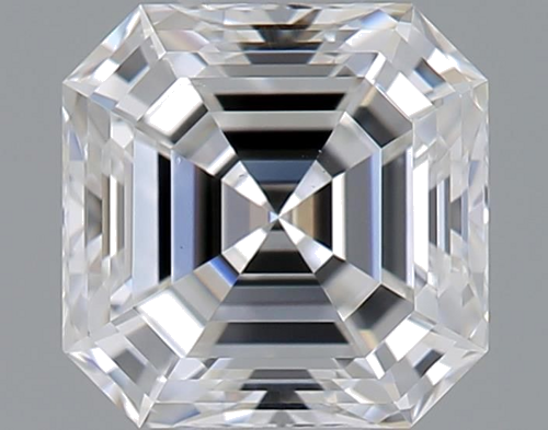 0.42 carat F-VS2 Natūralus Asscher Deimantas (1)