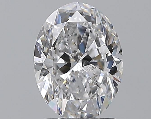 1.59 carat D-SI2 Natūralus Oval Deimantas (1)
