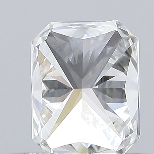0.51 carat F-VVS1 Natūralus Radiant Deimantas (1)