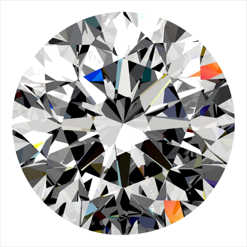 0.3 carat F-VS1 Very Good cut Natūralus Round Deimantas (1)