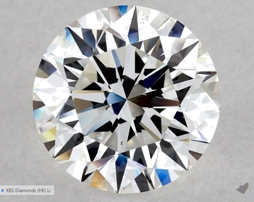 2.03 carat F-VS2 Excellent cut Natūralus Round Deimantas (1)
