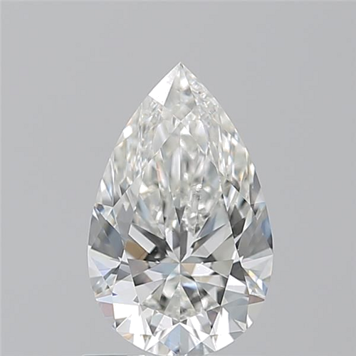 1.03 carat H-SI1 Natūralus Pear Deimantas (1)
