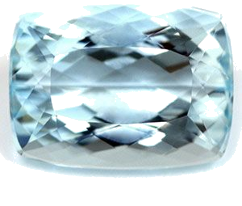 4.38 carat BLUE Cushion Aquamarine (1)