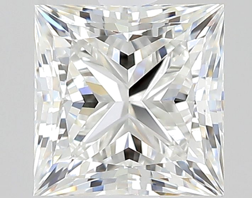0.6 carat G-VVS2 Natūralus Princess Deimantas (1)