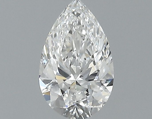 0.4 carat E-VVS2 Natūralus Pear Deimantas (1)