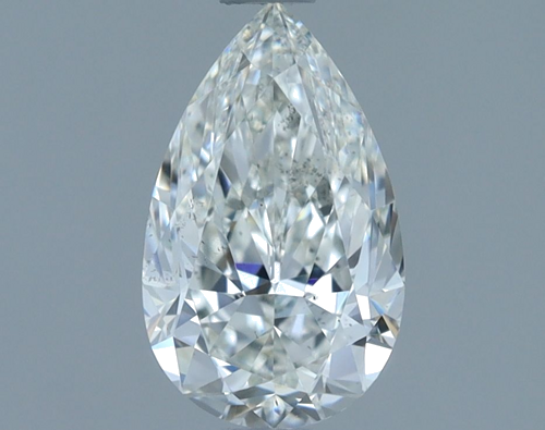 0.9 carat I-SI1 Natūralus Pear Deimantas (1)