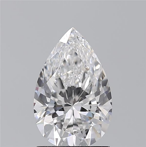 1.5 carat D-VVS1 Natūralus Pear Deimantas (1)