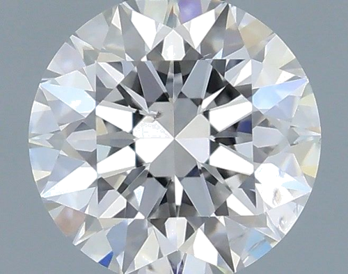 0.43 carat F-SI1 Excellent cut Natūralus Round Deimantas (1)
