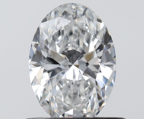 0.61 carat E-SI1 Natūralus Oval Deimantas (1)