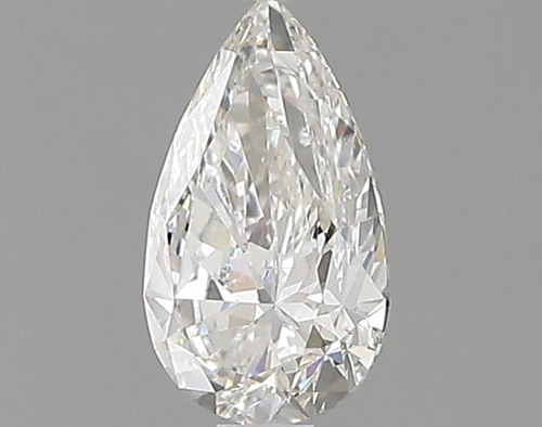 0.7 carat G-SI1 Natūralus Pear Deimantas (1)