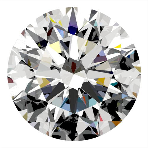 0.3 carat H-VS2 Excellent cut Natūralus Round Deimantas (1)